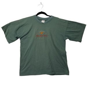 Vtg 90s Made in Australia EMU embroidery tshirt xl single stitch